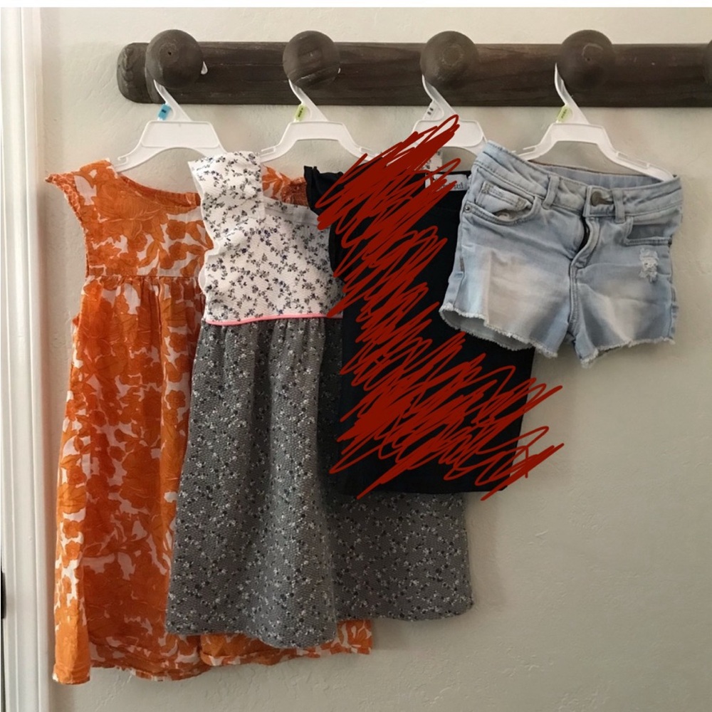 Zara girl, pink chicken bundle. Size 4 & 5